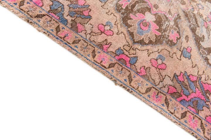 3' 8 x 6' 10 Hand Knotted Ultra Vintage Persian Wool Rug