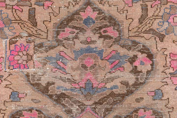 3' 8 x 6' 10 Hand Knotted Ultra Vintage Persian Wool Rug