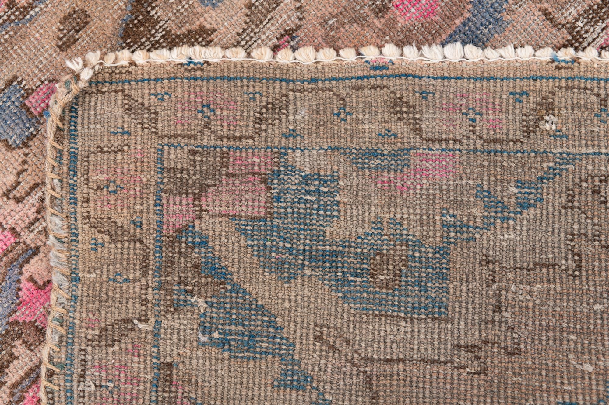 3' 8 x 6' 10 Hand Knotted Ultra Vintage Persian Wool Rug