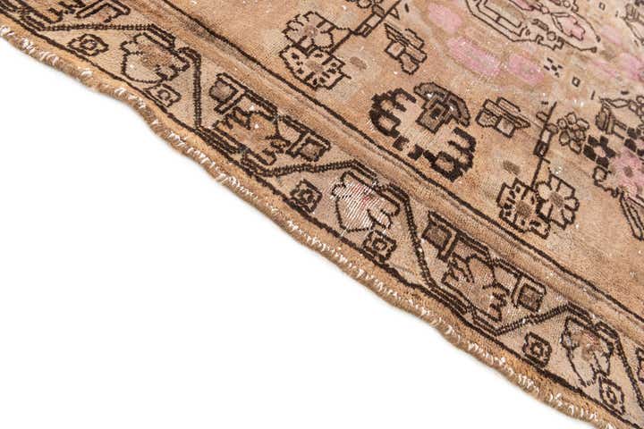 4' 5 x 6' 8 Hand Knotted Ultra Vintage Persian Wool Rug