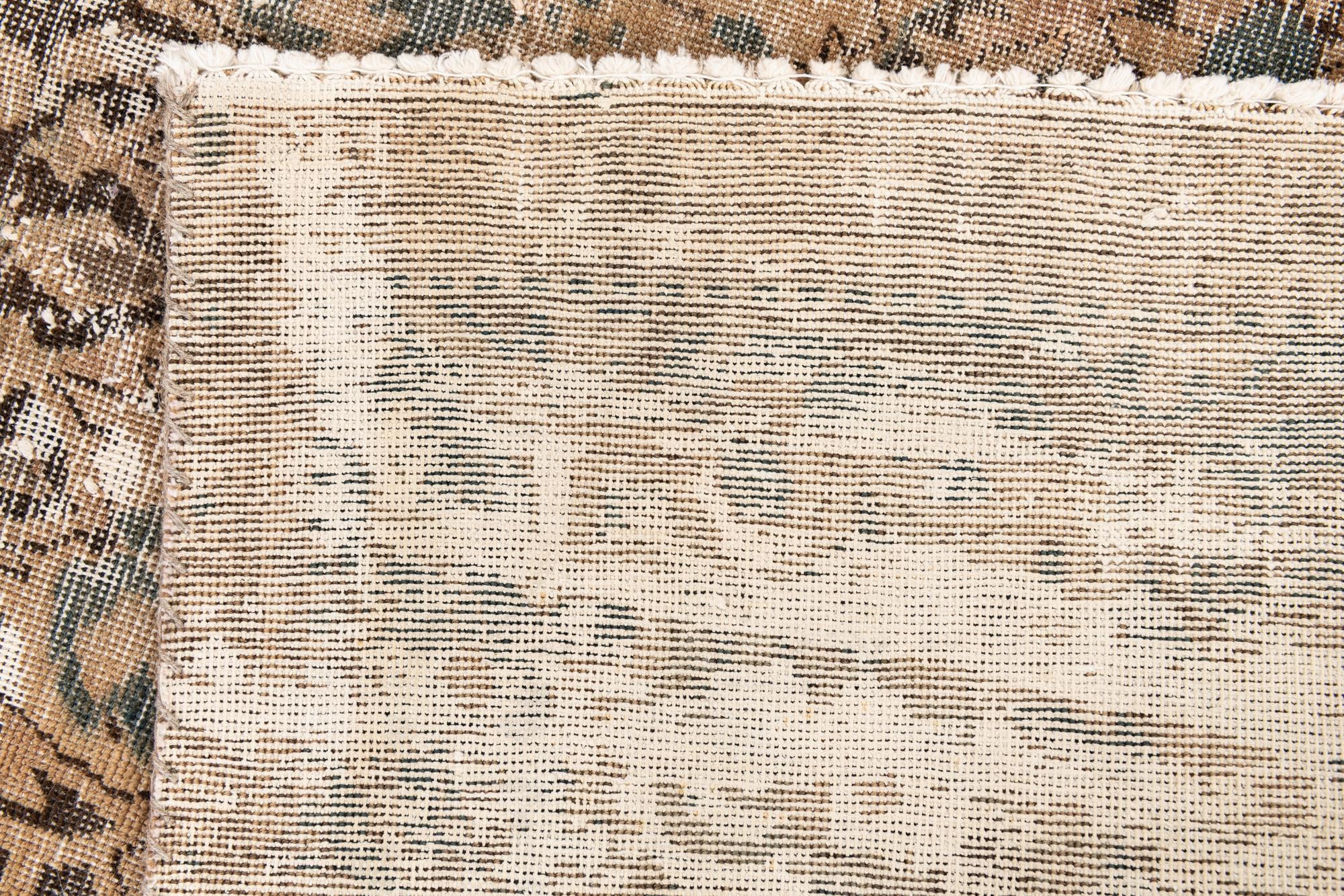 5' 3 x 8' 10 Hand Knotted Ultra Vintage Persian Wool Rug