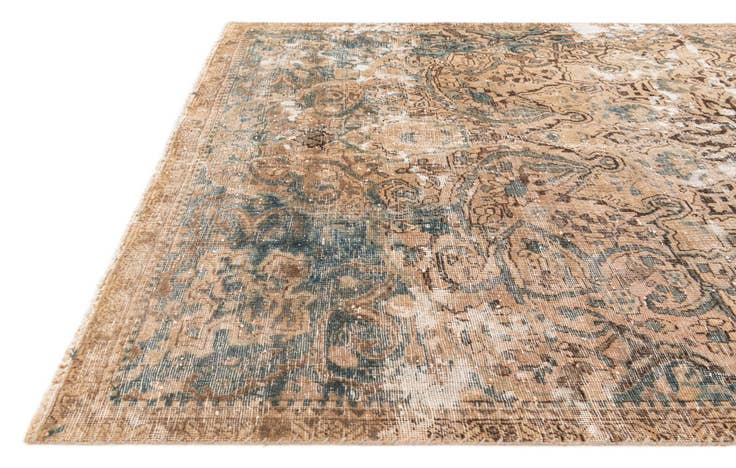 Detail image of 5' 3 x 8' 10 Hand Knotted Ultra Vintage Persian Wool Rug