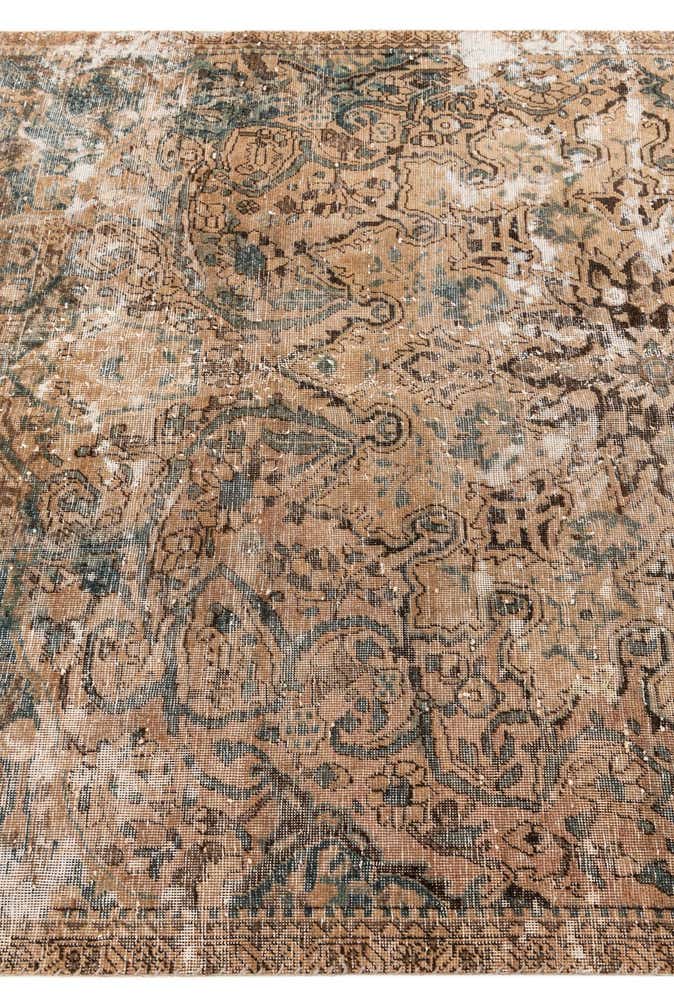 5' 3 x 8' 10 Hand Knotted Ultra Vintage Persian Wool Rug