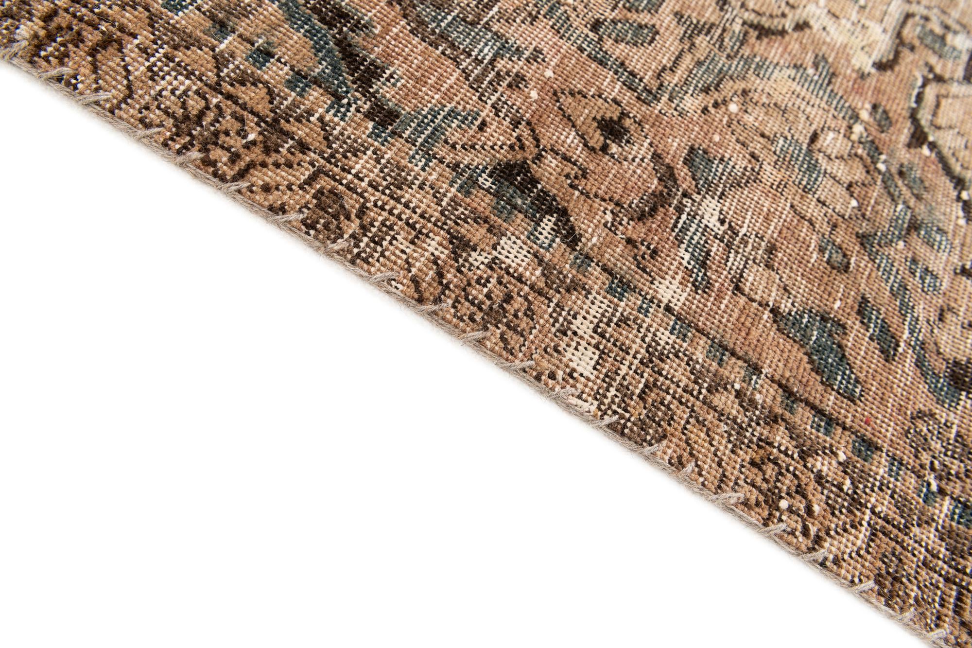 5' 3 x 8' 10 Hand Knotted Ultra Vintage Persian Wool Rug