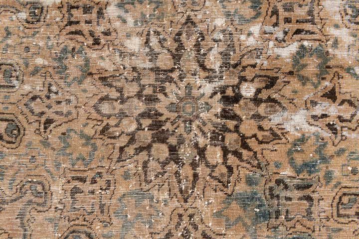 5' 3 x 8' 10 Hand Knotted Ultra Vintage Persian Wool Rug