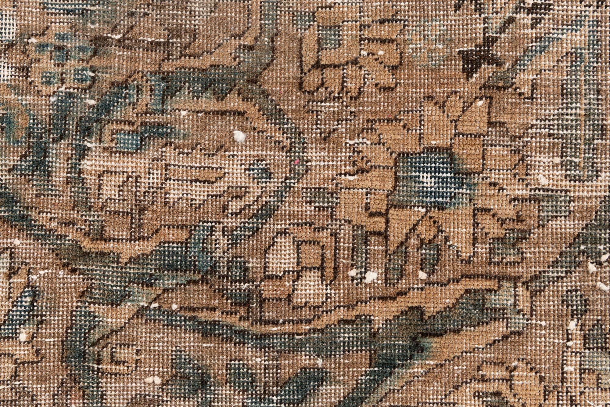 5' 3 x 8' 10 Hand Knotted Ultra Vintage Persian Wool Rug