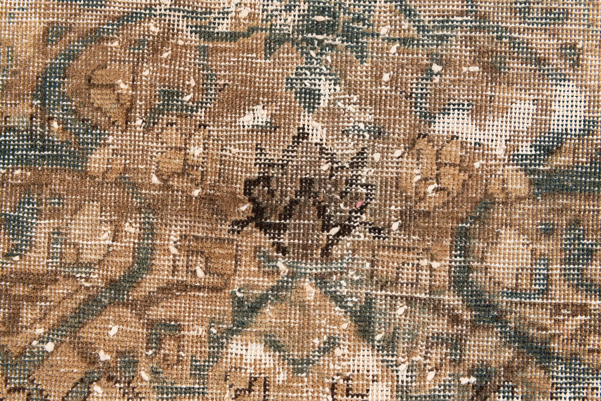 5' 3 x 8' 10 Hand Knotted Ultra Vintage Persian Wool Rug