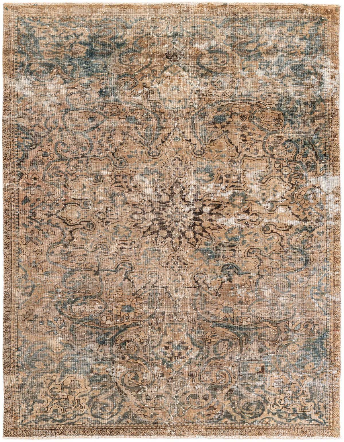 Primary image 5' 3 x 8' 10  Hand Knotted Ultra Vintage Persian Wool Rug