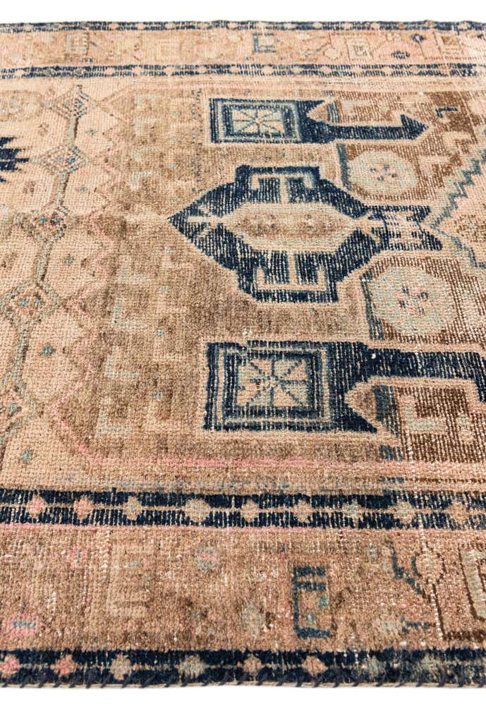 3' 8 x 6' 6 Hand Knotted Ultra Vintage Persian Wool Rug
