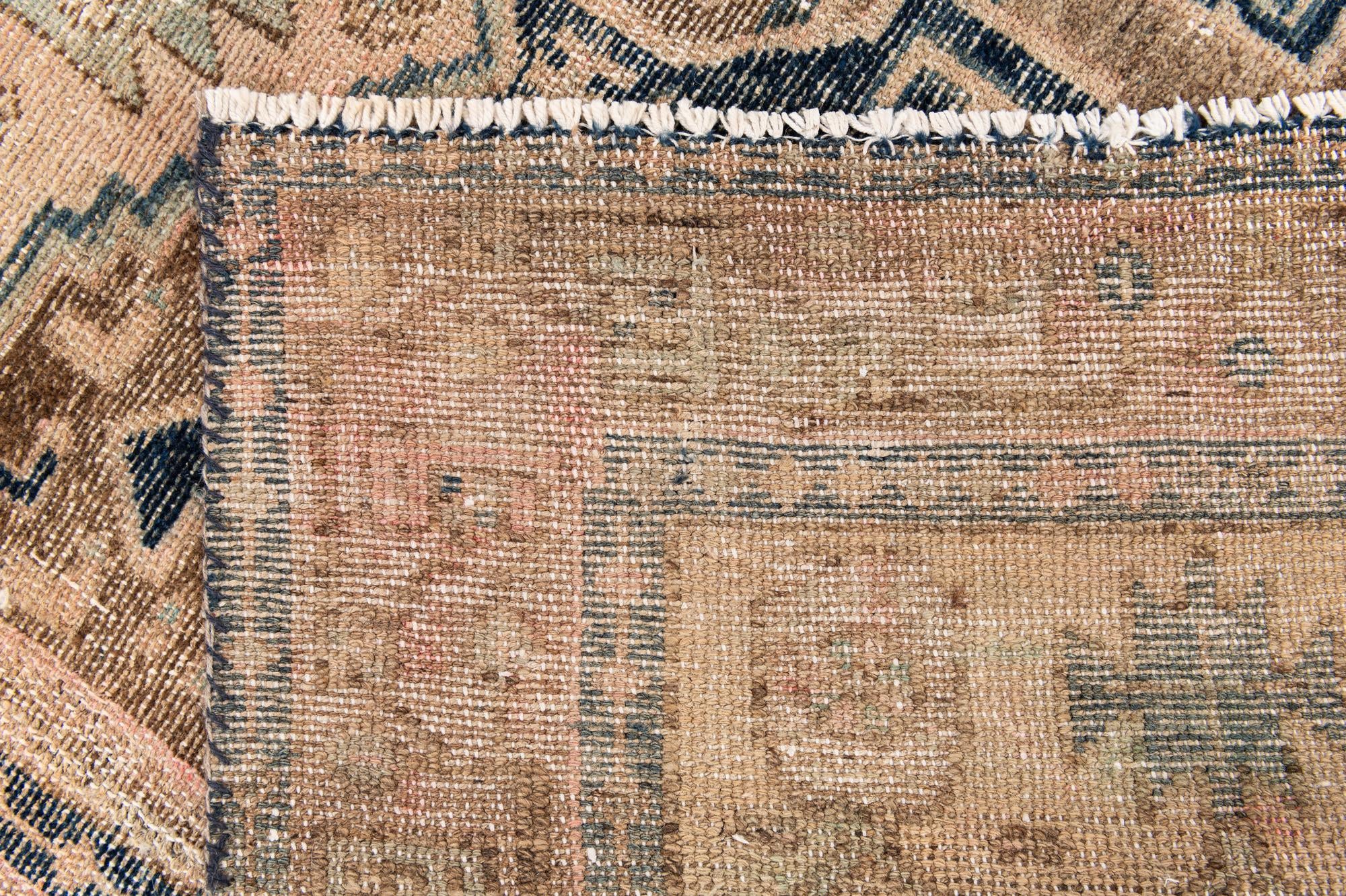 3' 8 x 6' 6 Hand Knotted Ultra Vintage Persian Wool Rug