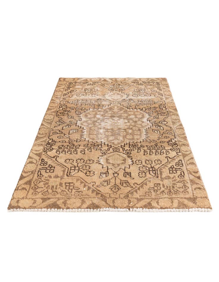 Detail image of 3' x 4' 2 Hand Knotted Ultra Vintage Persian Wool Rug