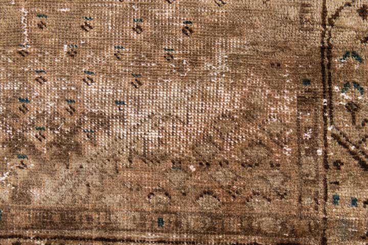 3' x 4' 9 Hand Knotted Ultra Vintage Persian Wool Rug