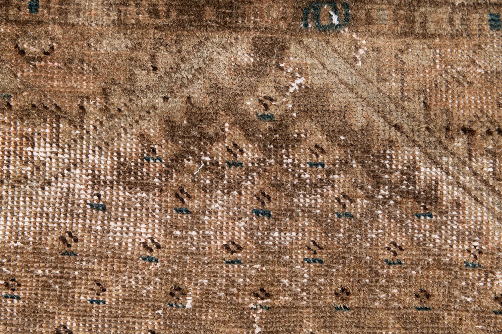 3' x 4' 9 Hand Knotted Ultra Vintage Persian Wool Rug