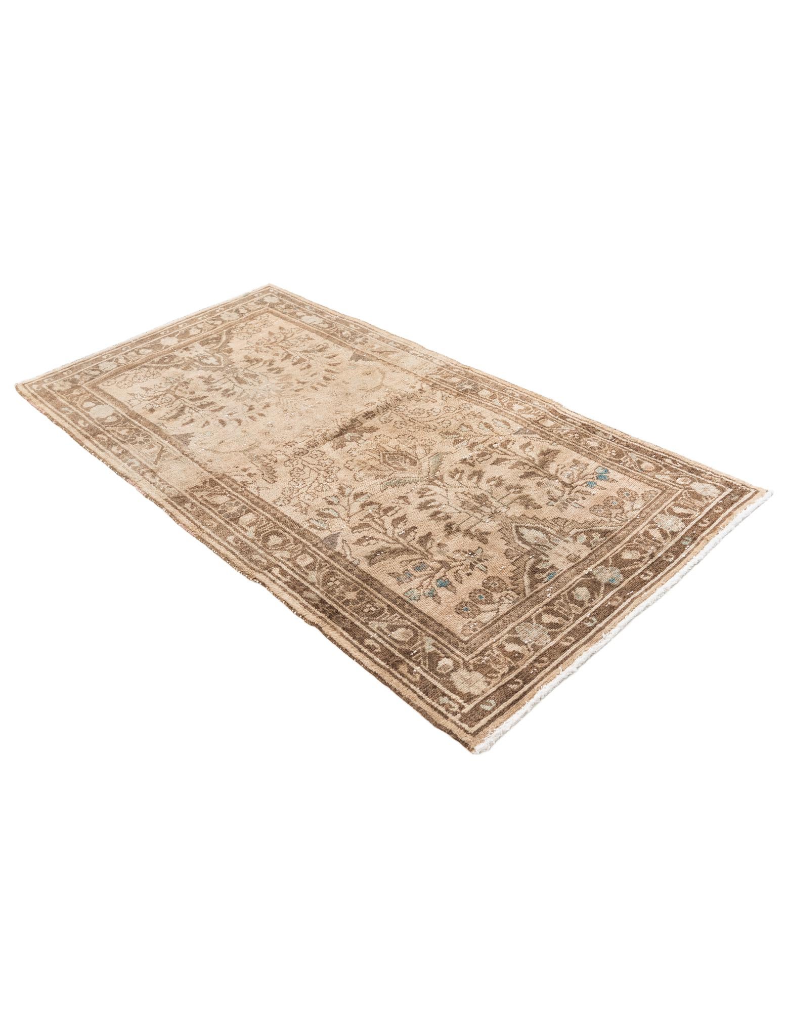 3' 6 x 6' 8 Hand Knotted Ultra Vintage Persian Wool Rug