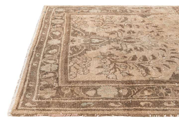 3' 6 x 6' 8 Hand Knotted Ultra Vintage Persian Wool Rug