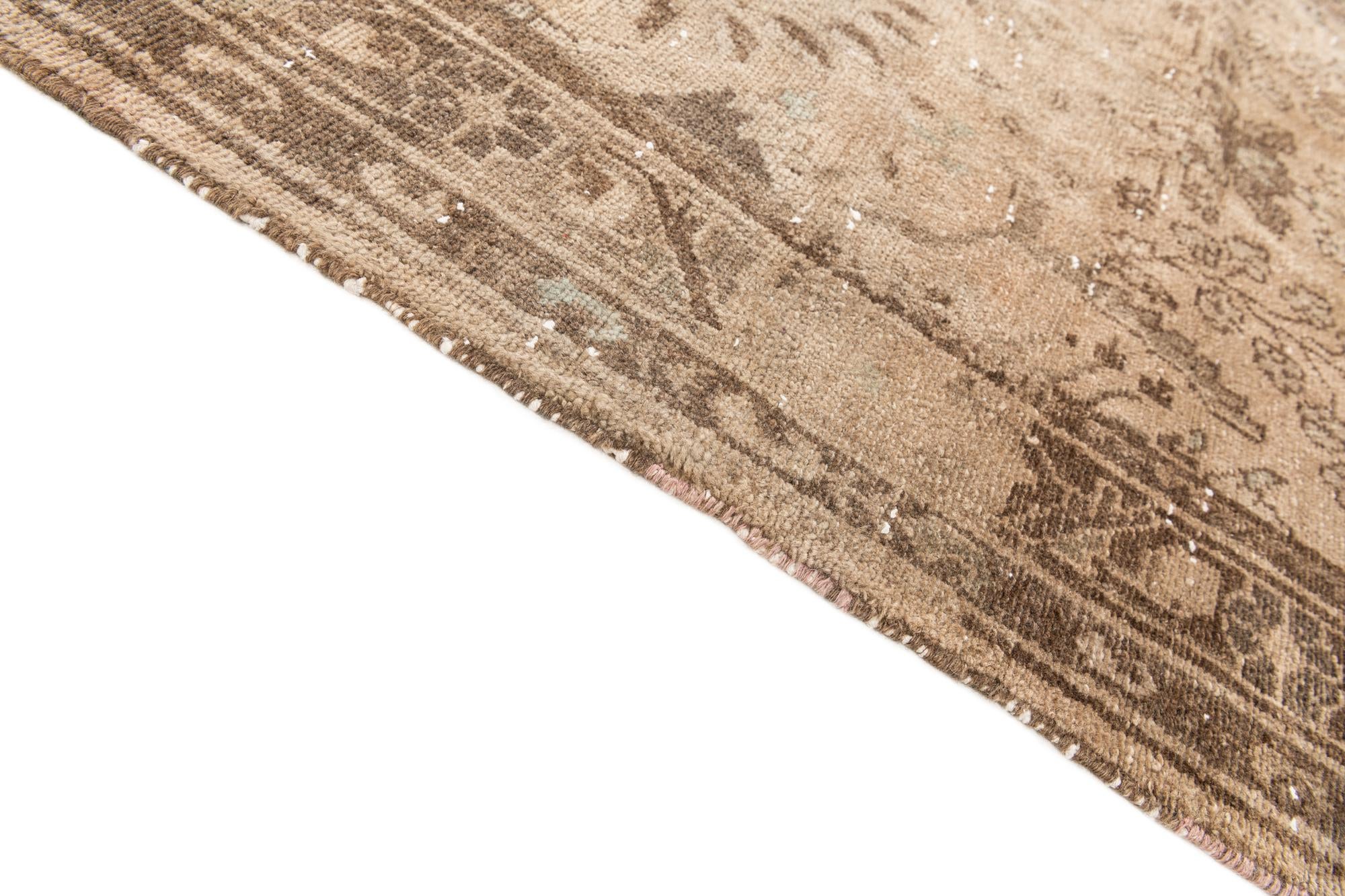 3' 6 x 6' 8 Hand Knotted Ultra Vintage Persian Wool Rug