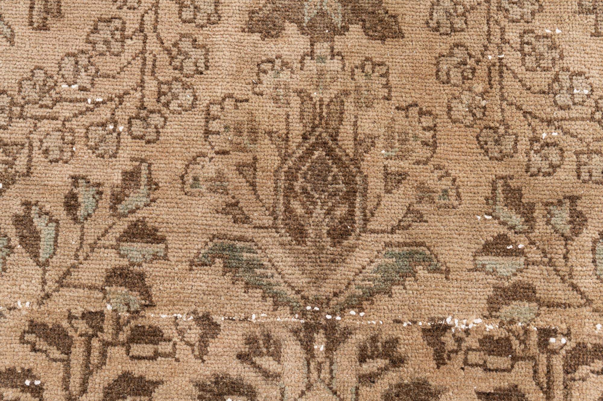 3' 6 x 6' 8 Hand Knotted Ultra Vintage Persian Wool Rug