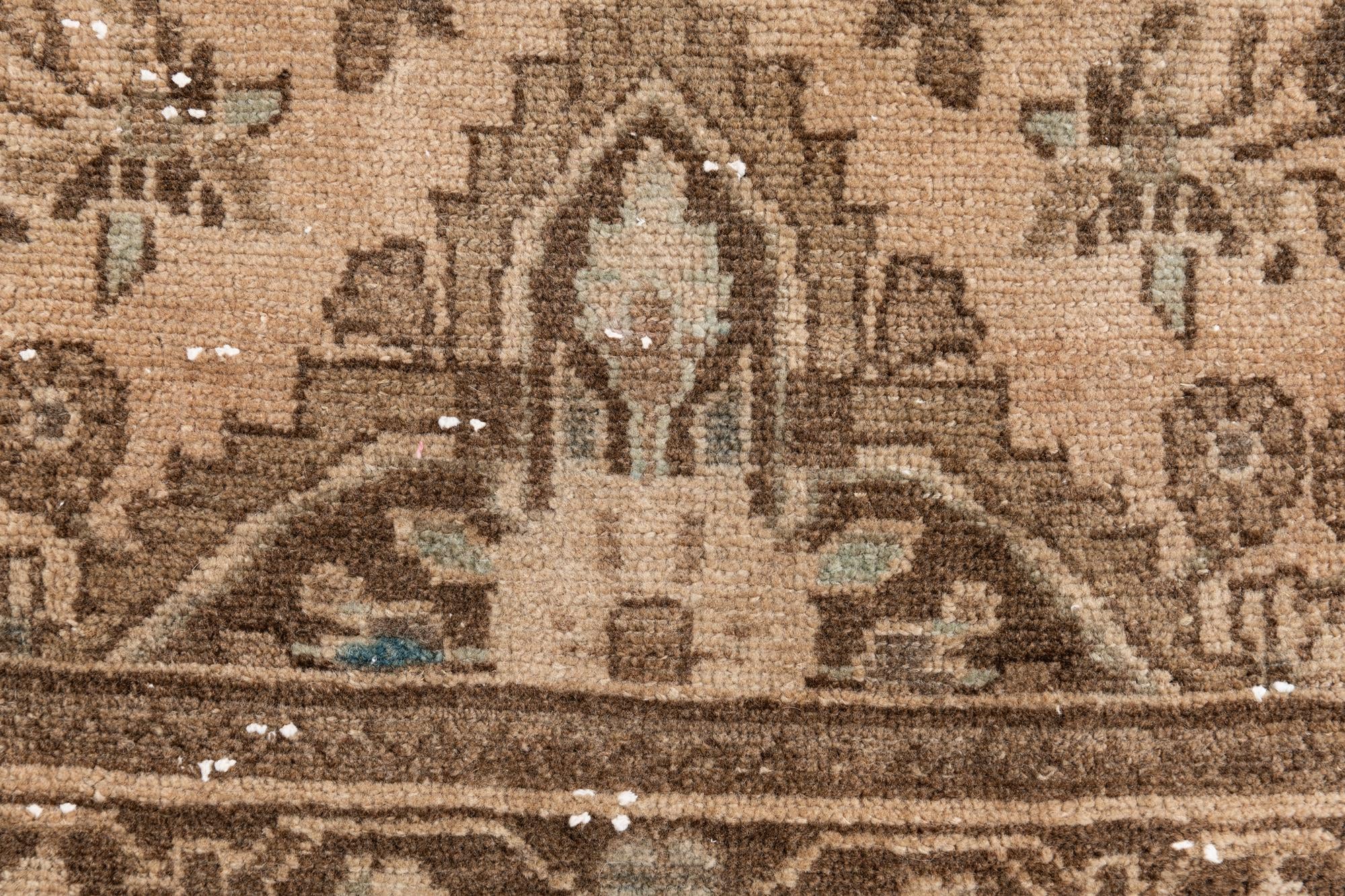 3' 6 x 6' 8 Hand Knotted Ultra Vintage Persian Wool Rug