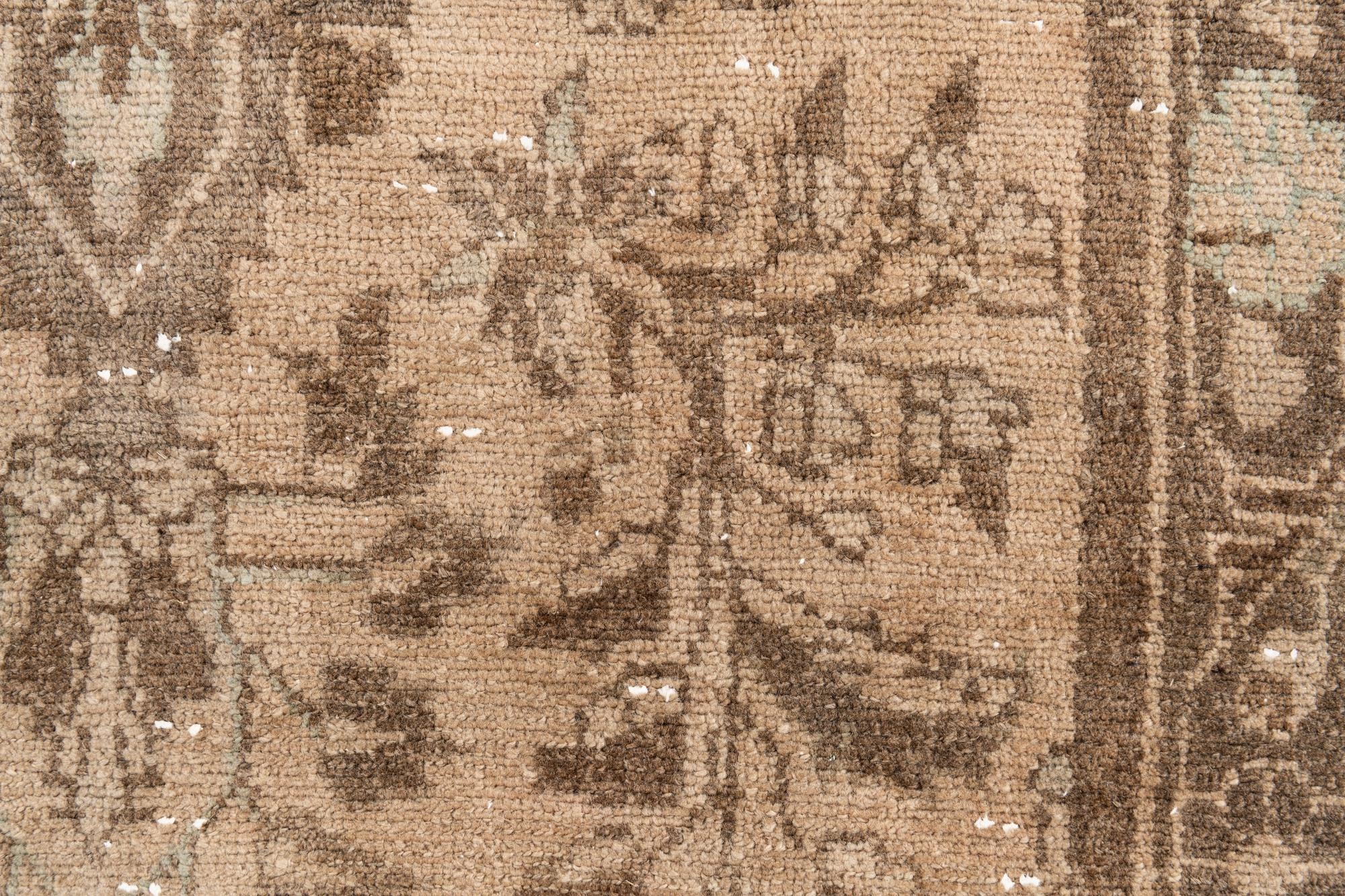 3' 6 x 6' 8 Hand Knotted Ultra Vintage Persian Wool Rug