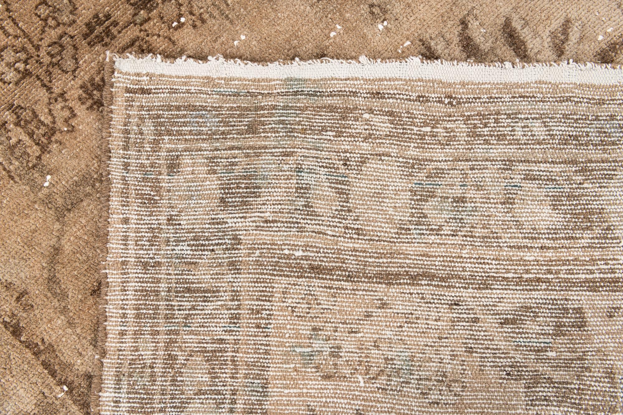 3' 6 x 6' 8 Hand Knotted Ultra Vintage Persian Wool Rug