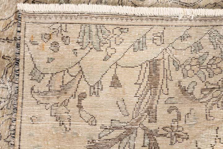 6' 10 x 10' Hand Knotted Ultra Vintage Persian Wool Rug