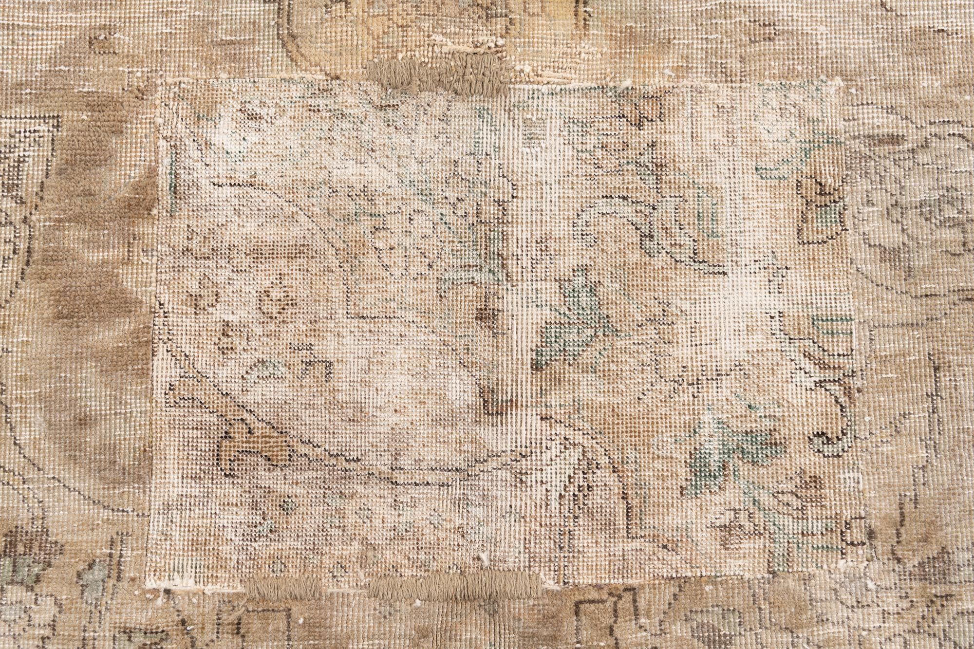 6' 10 x 10' Hand Knotted Ultra Vintage Persian Wool Rug