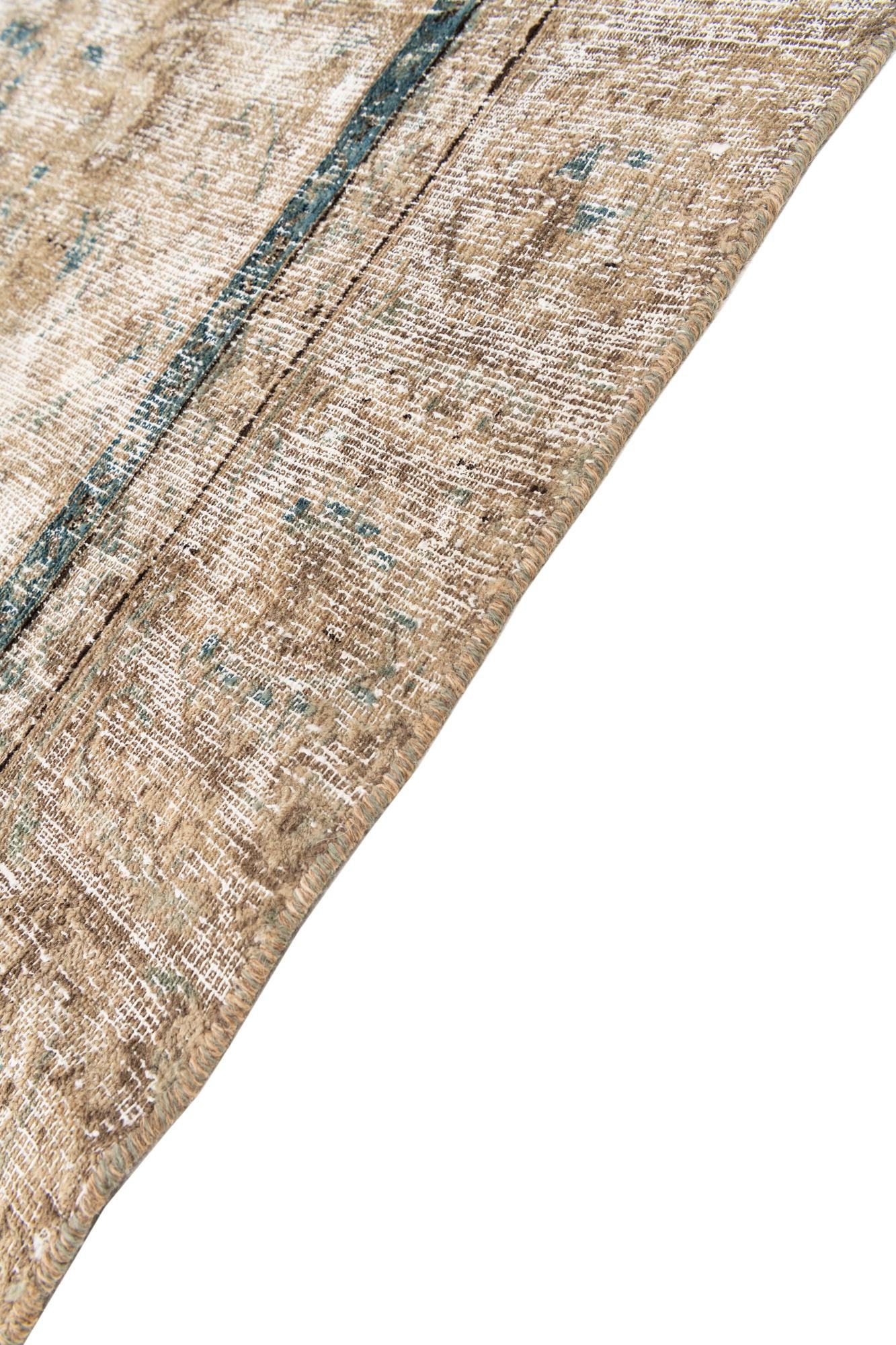 8' 8 x 12' 2 Hand Knotted Ultra Vintage Persian Wool Rug