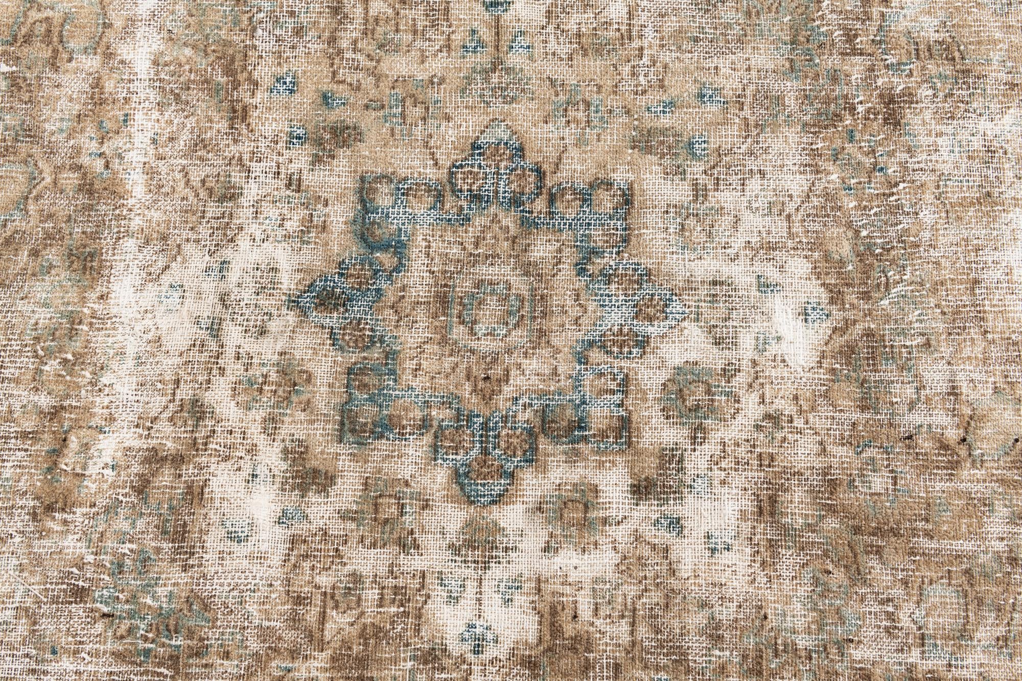 8' 8 x 12' 2 Hand Knotted Ultra Vintage Persian Wool Rug