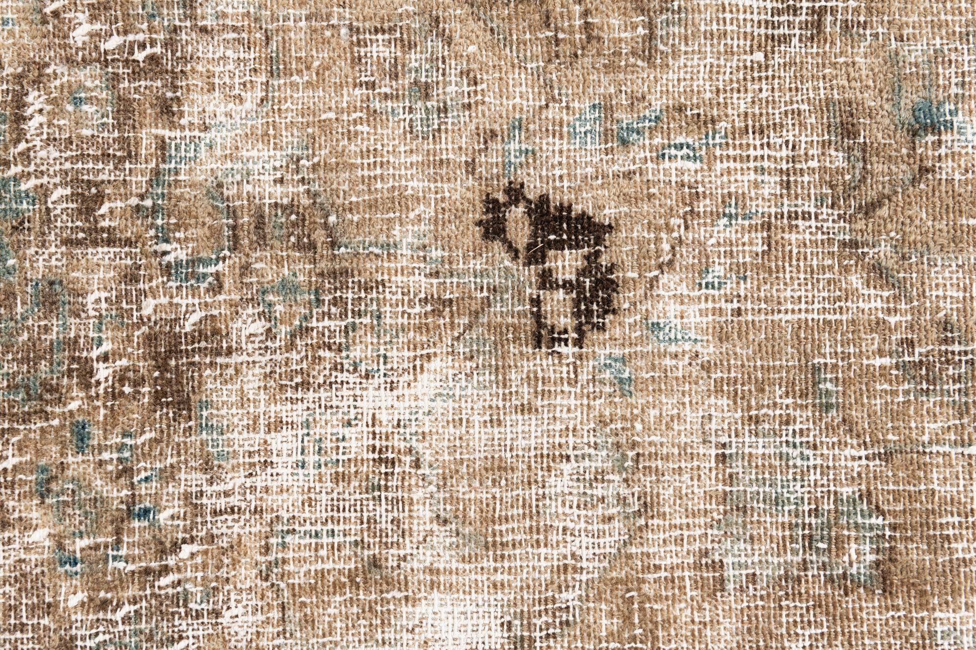 8' 8 x 12' 2 Hand Knotted Ultra Vintage Persian Wool Rug