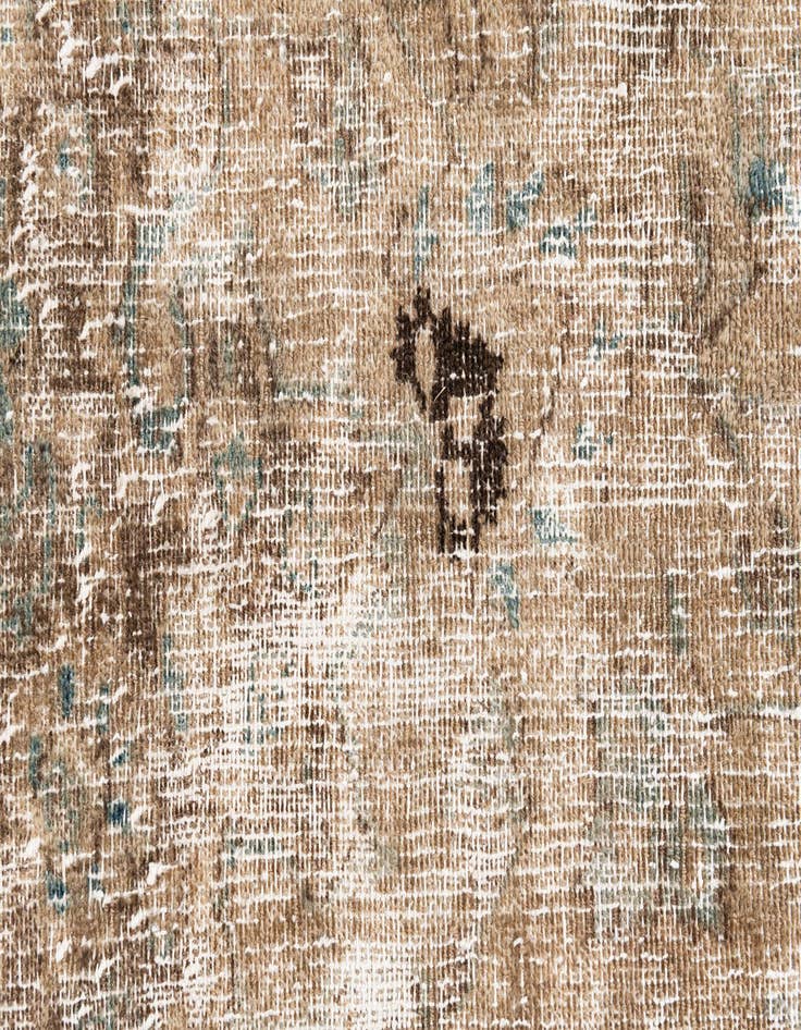 Detail image of 8' 8 x 12' 2  Hand Knotted Ultra Vintage Persian Wool Rug