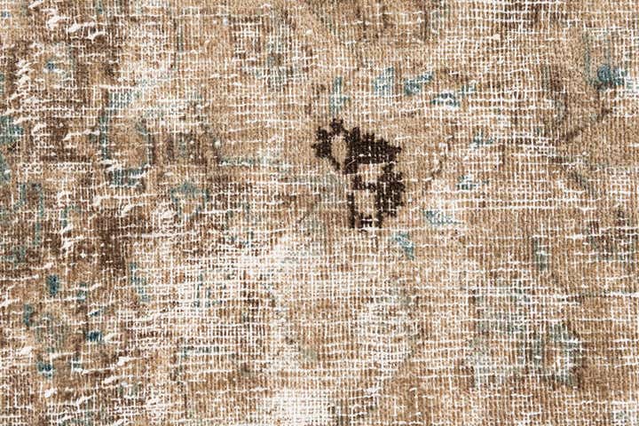 8' 8 x 12' 2 Hand Knotted Ultra Vintage Persian Wool Rug