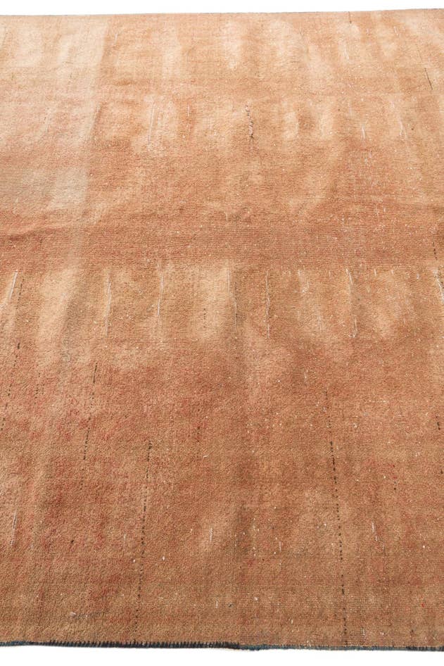 Detail image of 6' 4 x 8' 7 Hand Knotted Ultra Vintage Persian Wool Rug