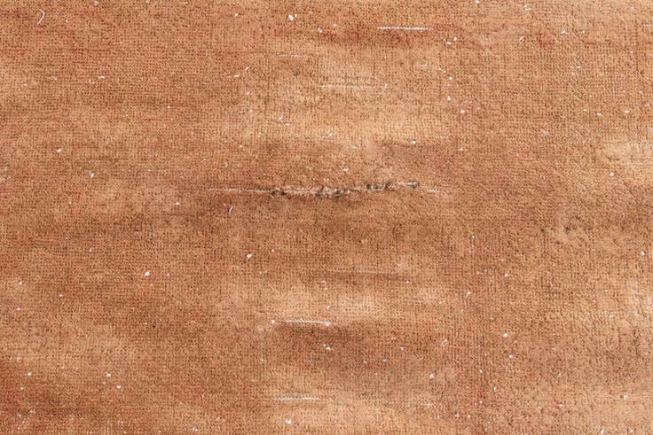 Detail image of 6' 4 x 8' 7 Hand Knotted Ultra Vintage Persian Wool Rug