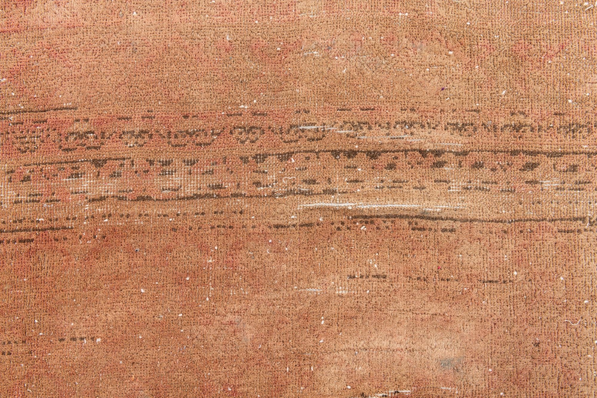 6' 4 x 8' 7 Hand Knotted Ultra Vintage Persian Wool Rug
