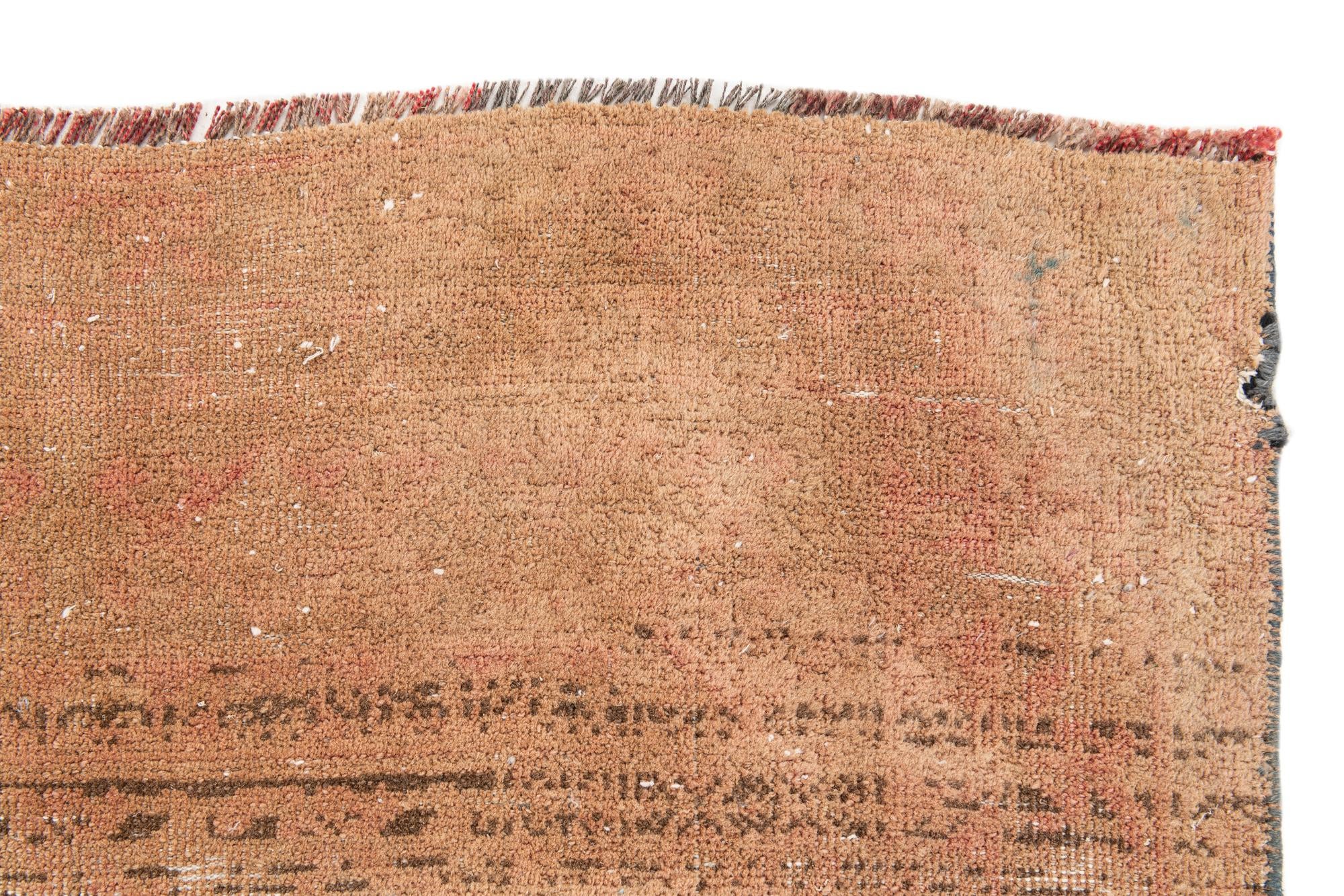 6' 4 x 8' 7 Hand Knotted Ultra Vintage Persian Wool Rug