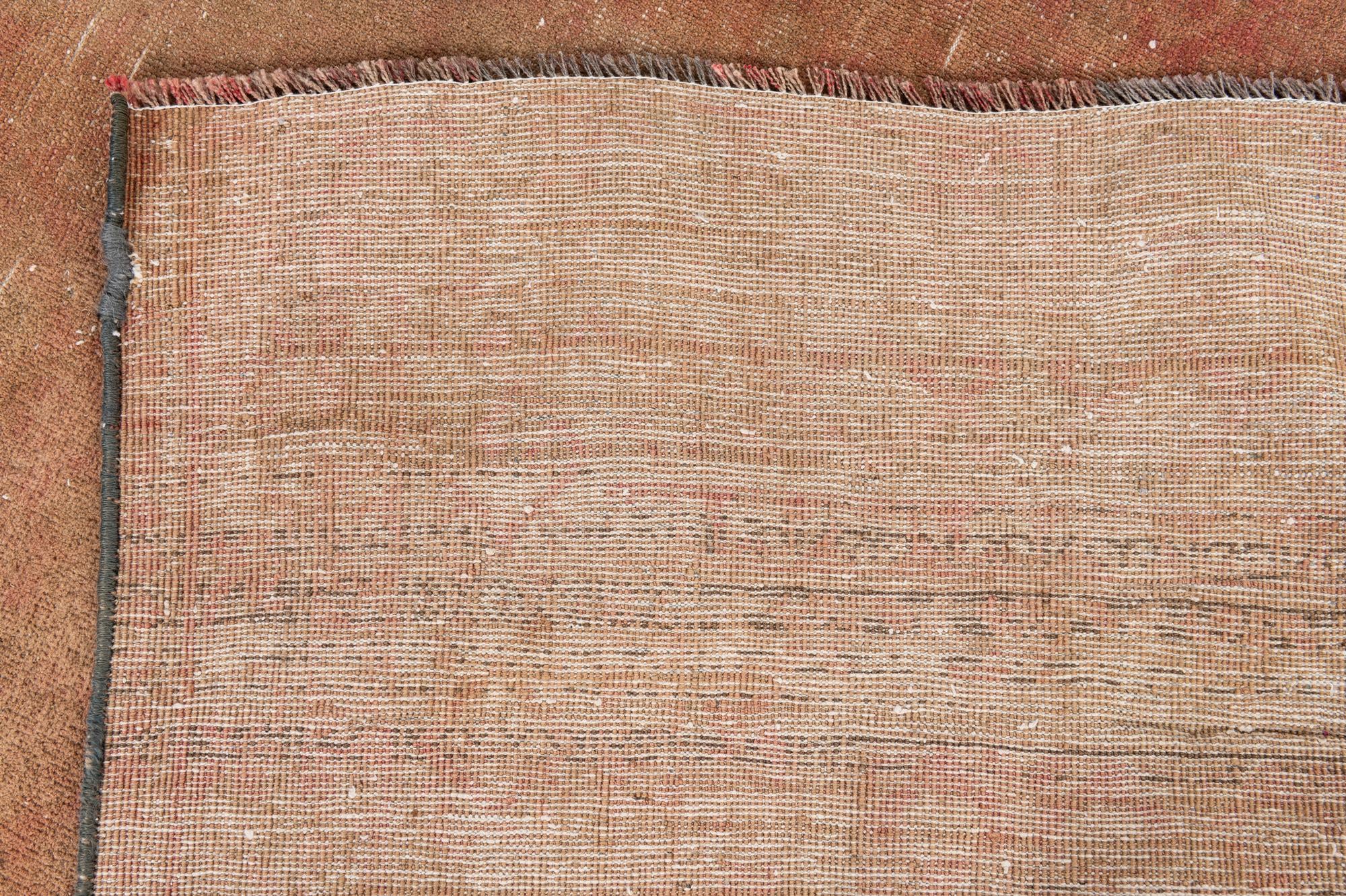 6' 4 x 8' 7 Hand Knotted Ultra Vintage Persian Wool Rug
