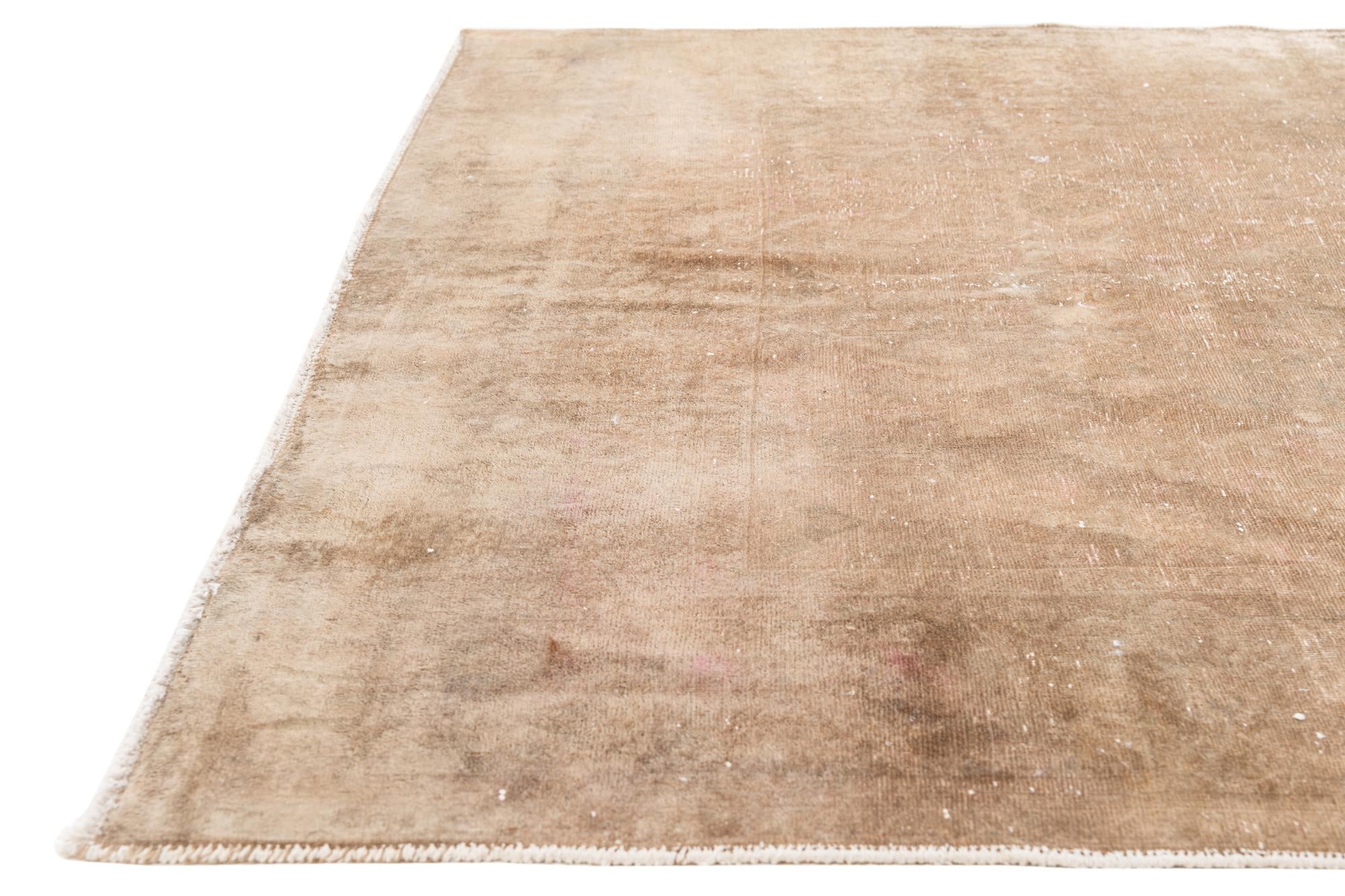 5' 3 x 8' 4 Hand Knotted Ultra Vintage Persian Wool Rug