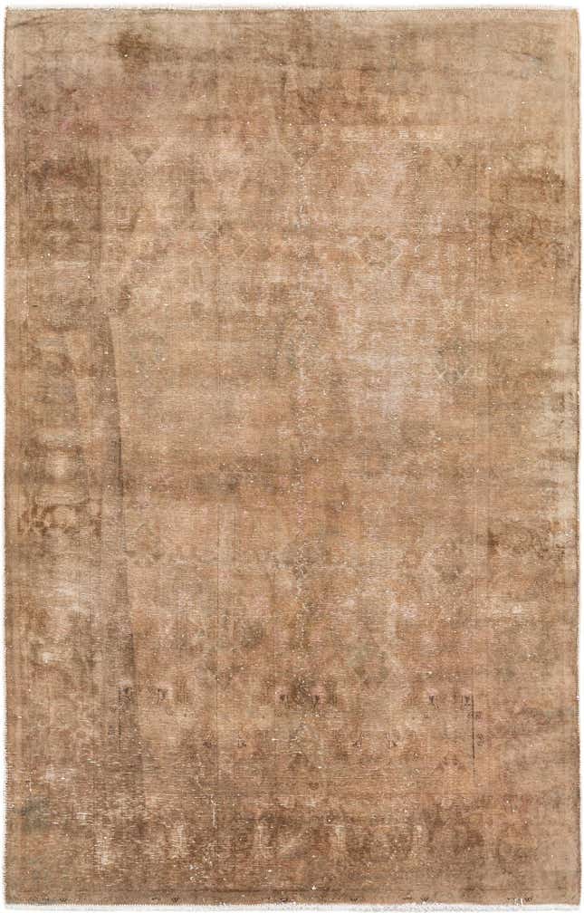 5' 3 x 8' 4 Hand Knotted Ultra Vintage Persian Wool Rug