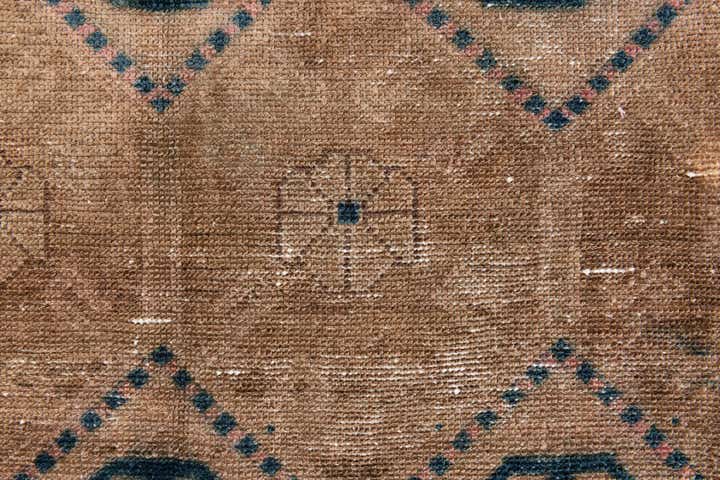 5' 2 x 8' 4 Hand Knotted Ultra Vintage Persian Wool Rug