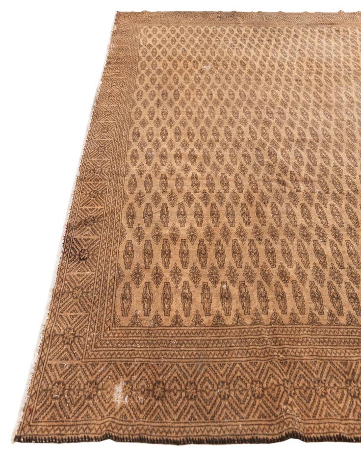 Detail image of 9' 7 x 11' 6 Hand Knotted Ultra Vintage Wool Rug