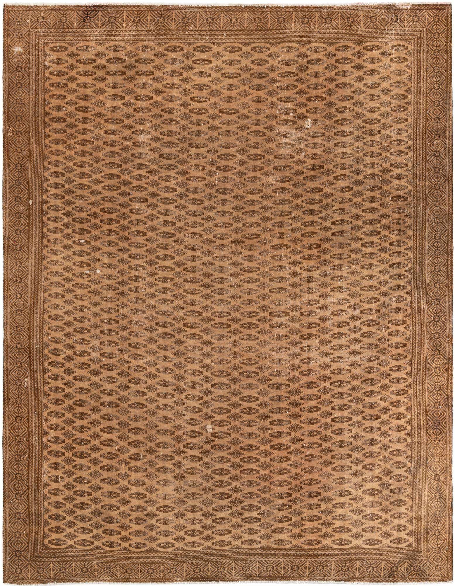 Primary image  9' 7 x 11' 6  Hand Knotted Ultra Vintage Wool Rug