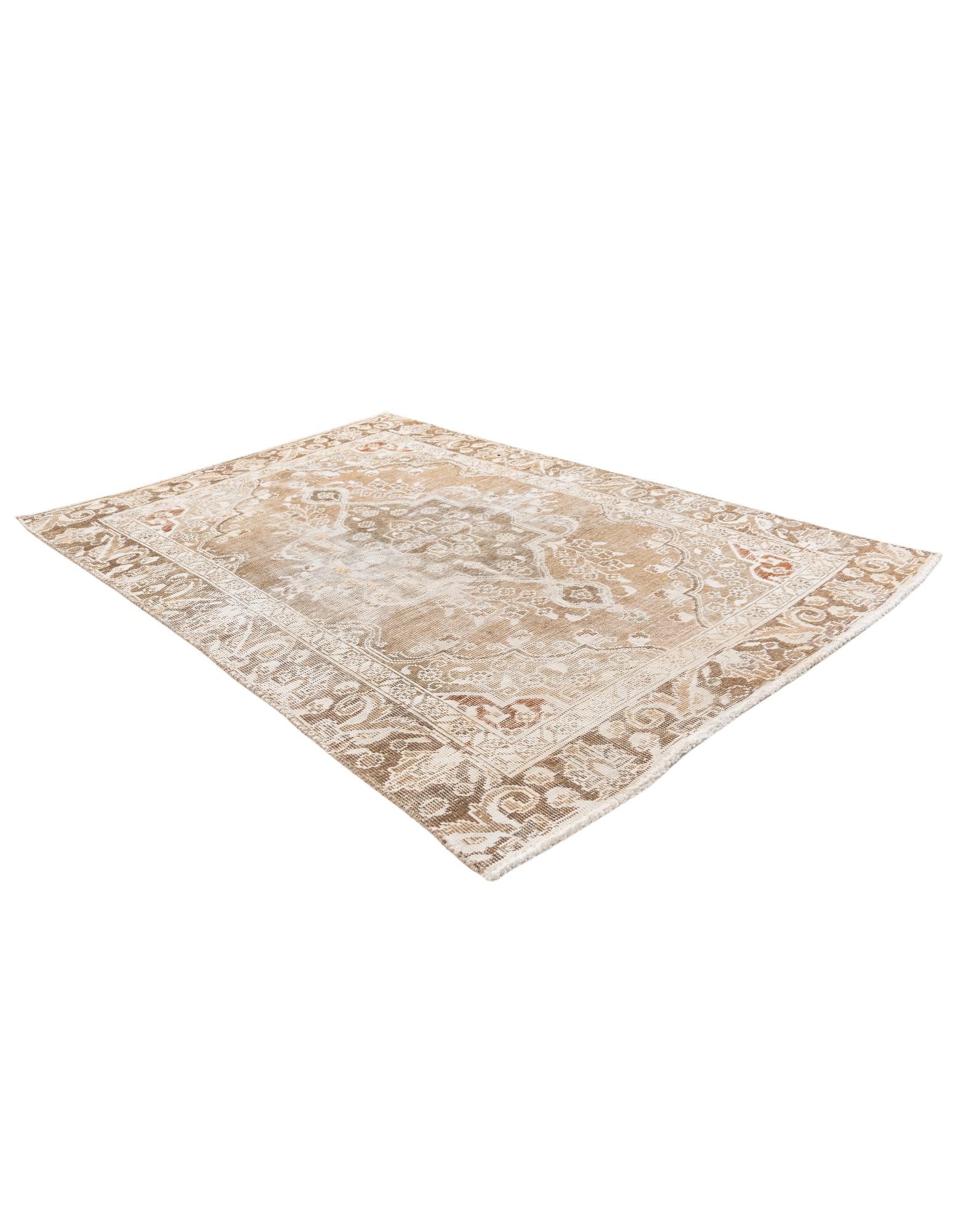 3' 10 x 5' 8 Hand Knotted Ultra Vintage Persian Wool Rug