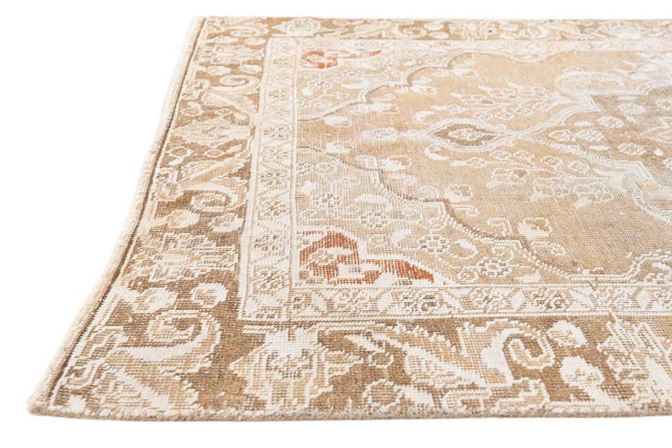 Detail image of 3' 10 x 5' 8 Hand Knotted Ultra Vintage Persian Wool Rug