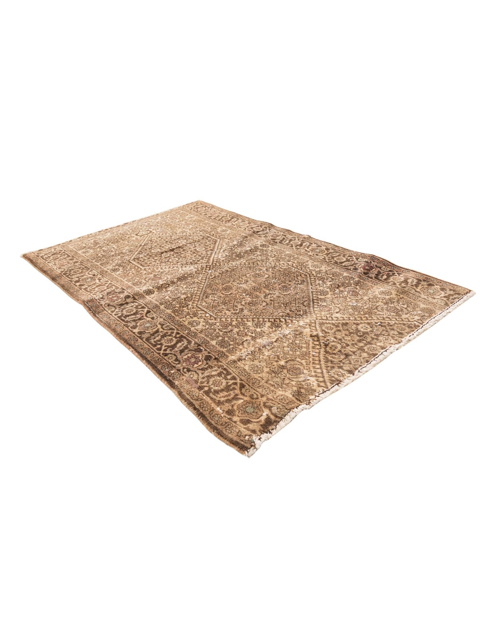2' 8 x 4' 3 Hand Knotted Ultra Vintage Persian Wool Rug