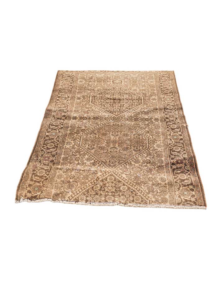 2' 8 x 4' 3 Hand Knotted Ultra Vintage Persian Wool Rug