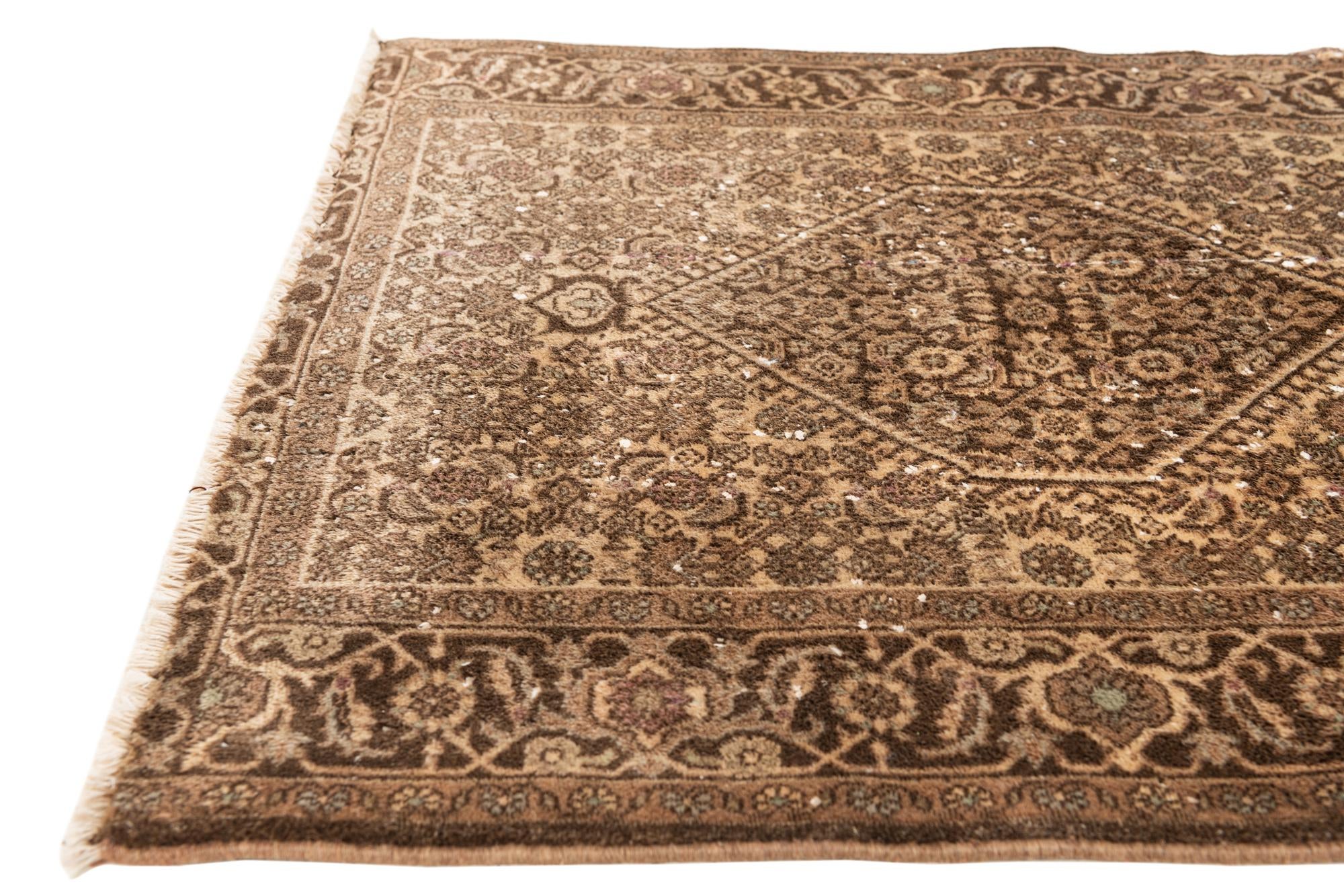 2' 8 x 4' 3 Hand Knotted Ultra Vintage Persian Wool Rug
