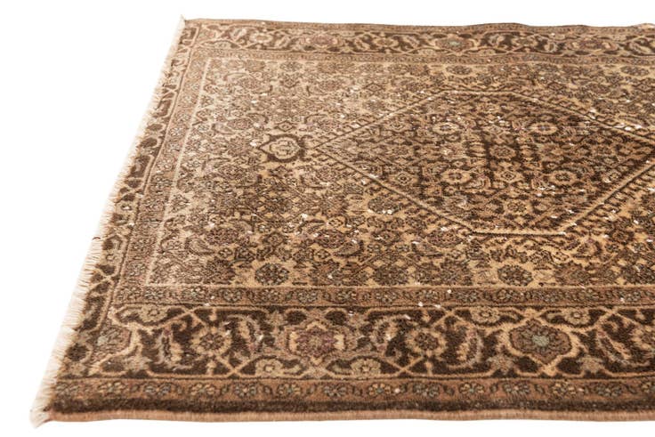 Detail image of 2' 8 x 4' 3 Hand Knotted Ultra Vintage Persian Wool Rug