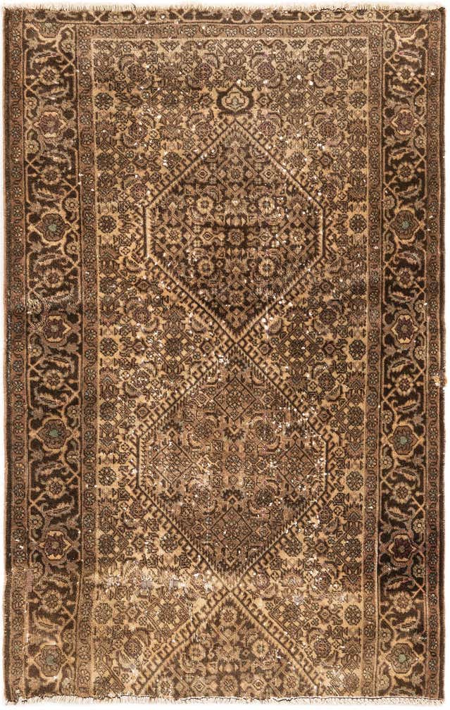 2' 8 x 4' 3 Hand Knotted Ultra Vintage Persian Wool Rug