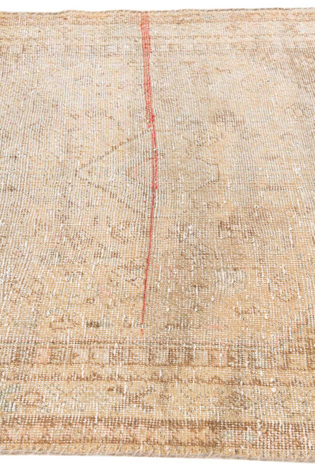 Detail image of 3' 6 x 4' 9 Hand Knotted Ultra Vintage Persian Wool Rug
