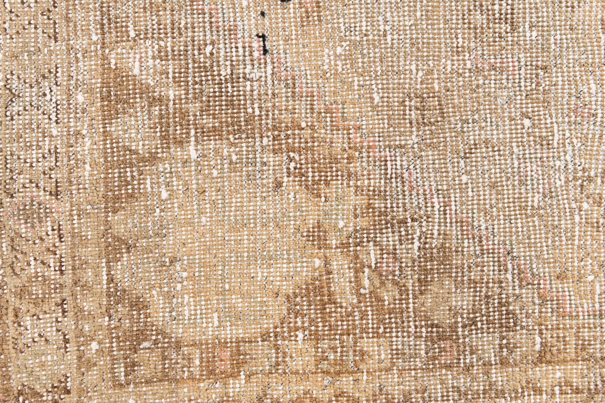 3' 6 x 4' 9 Hand Knotted Ultra Vintage Persian Wool Rug